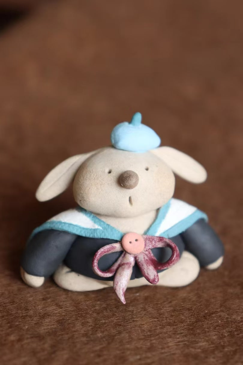 Chubby short ceramics bunny（customized）