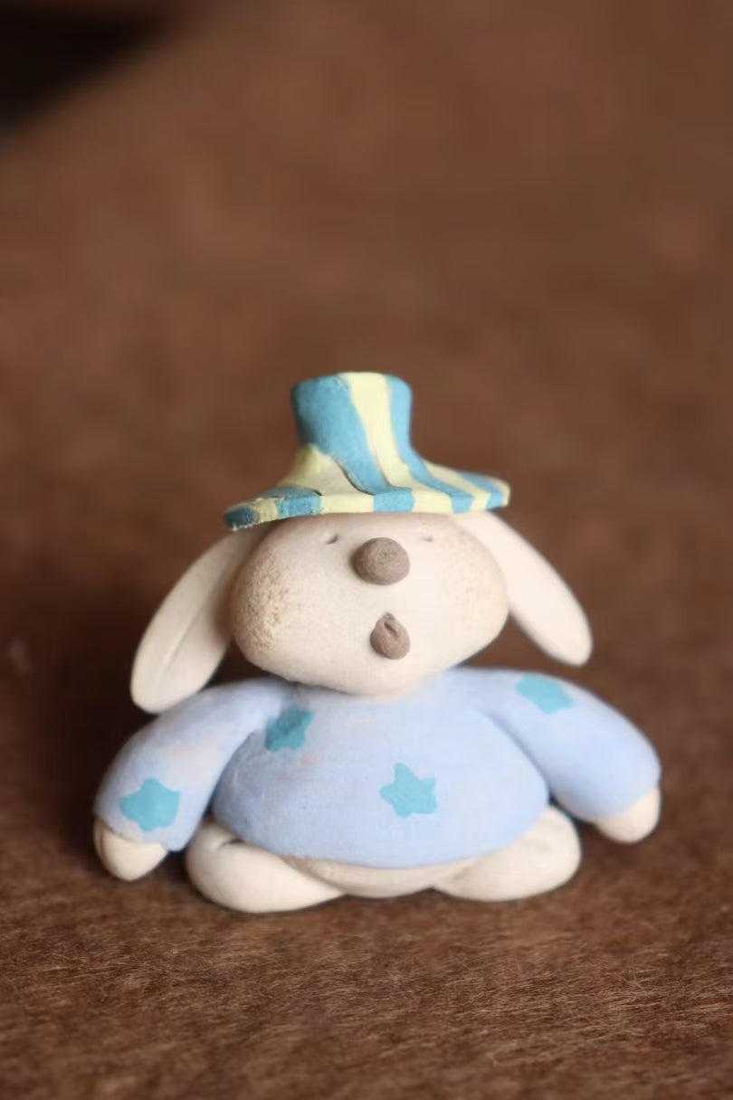 Chubby short ceramics bunny（customized）