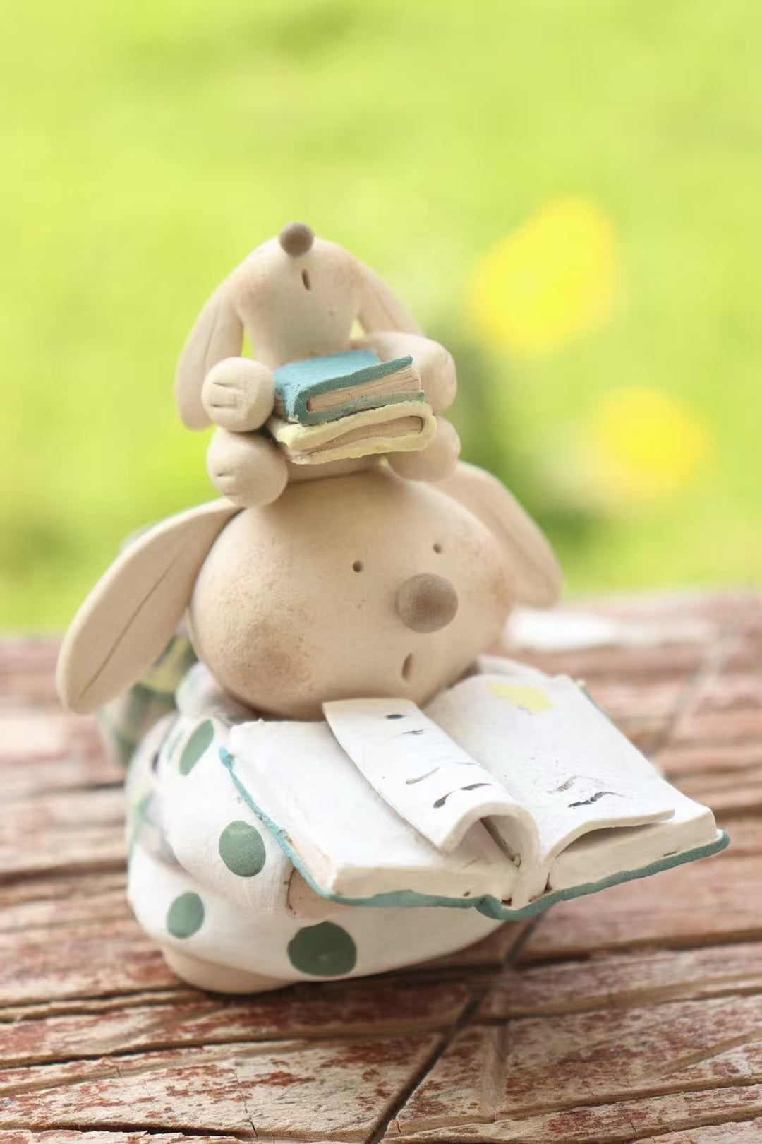 Chubby short ceramics bunny（customized）